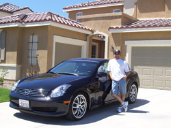 Franco Gonzalez and his Infinity at home photo